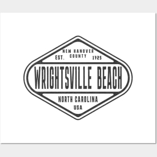 Wrightsville Beach, NC Summertime Weathered Sign Posters and Art